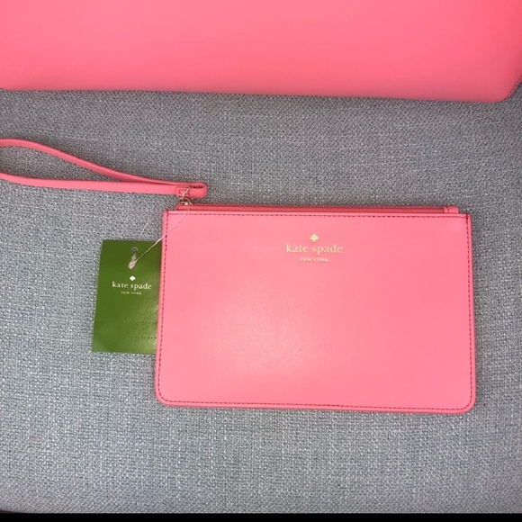 SOLD! Kate Spade pink handbag and wallet set - Picture 6 of 8